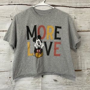 Disney Mickey More Love Medium Crop Top